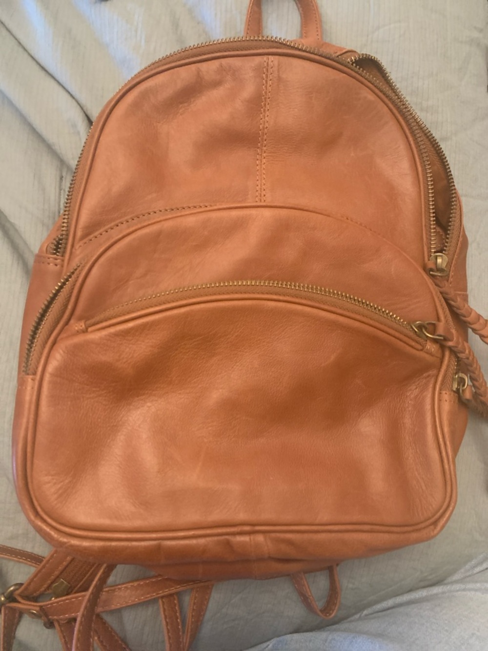 Tommy Bahama leather back pack